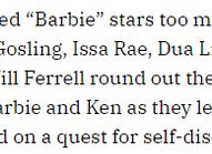 WB показала тизер-трейлер «Барби» с Марго Робби и Райаном Гослингом